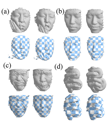 Result of facial tracking